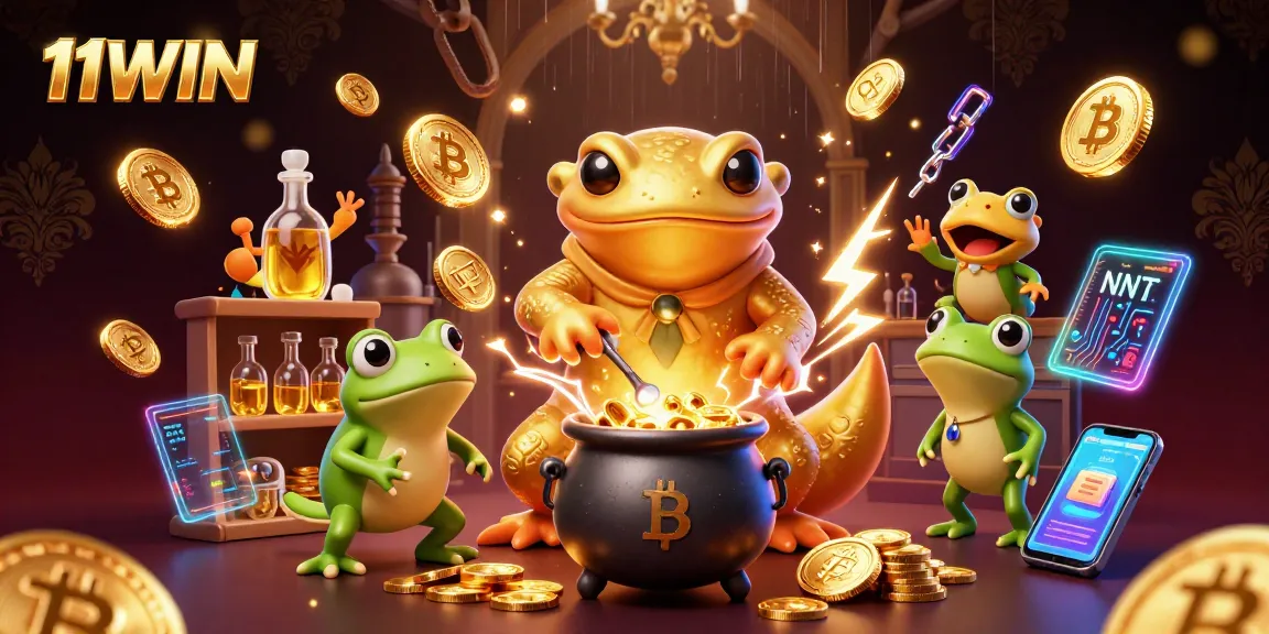 Engage in thrilling gaming at 11WIN with vivid crypto-themed alchemy and gold accumulation.